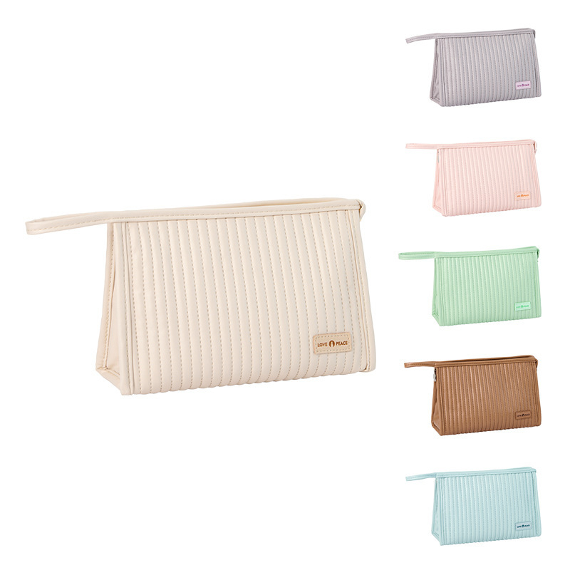 Túi đựng mỹ phẩm da PU 1 ngăn chống thắm nước