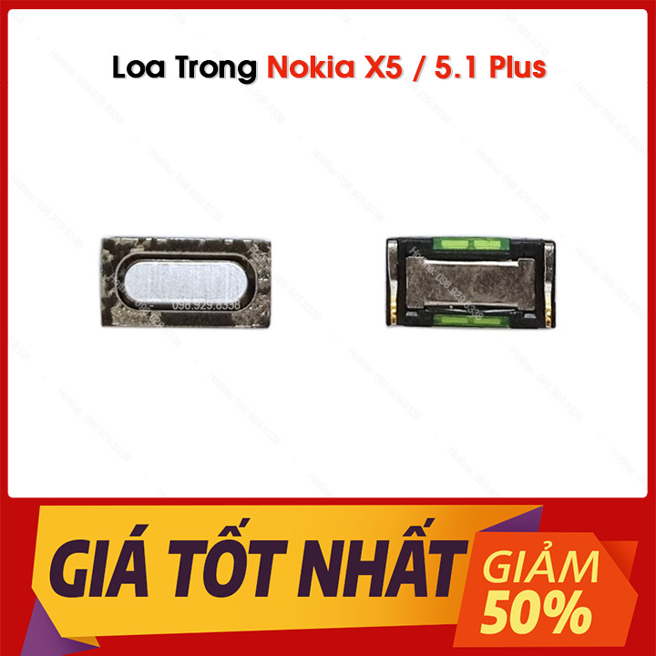 Loa trong nokia x5 / 5.1 plus zin tháo máy