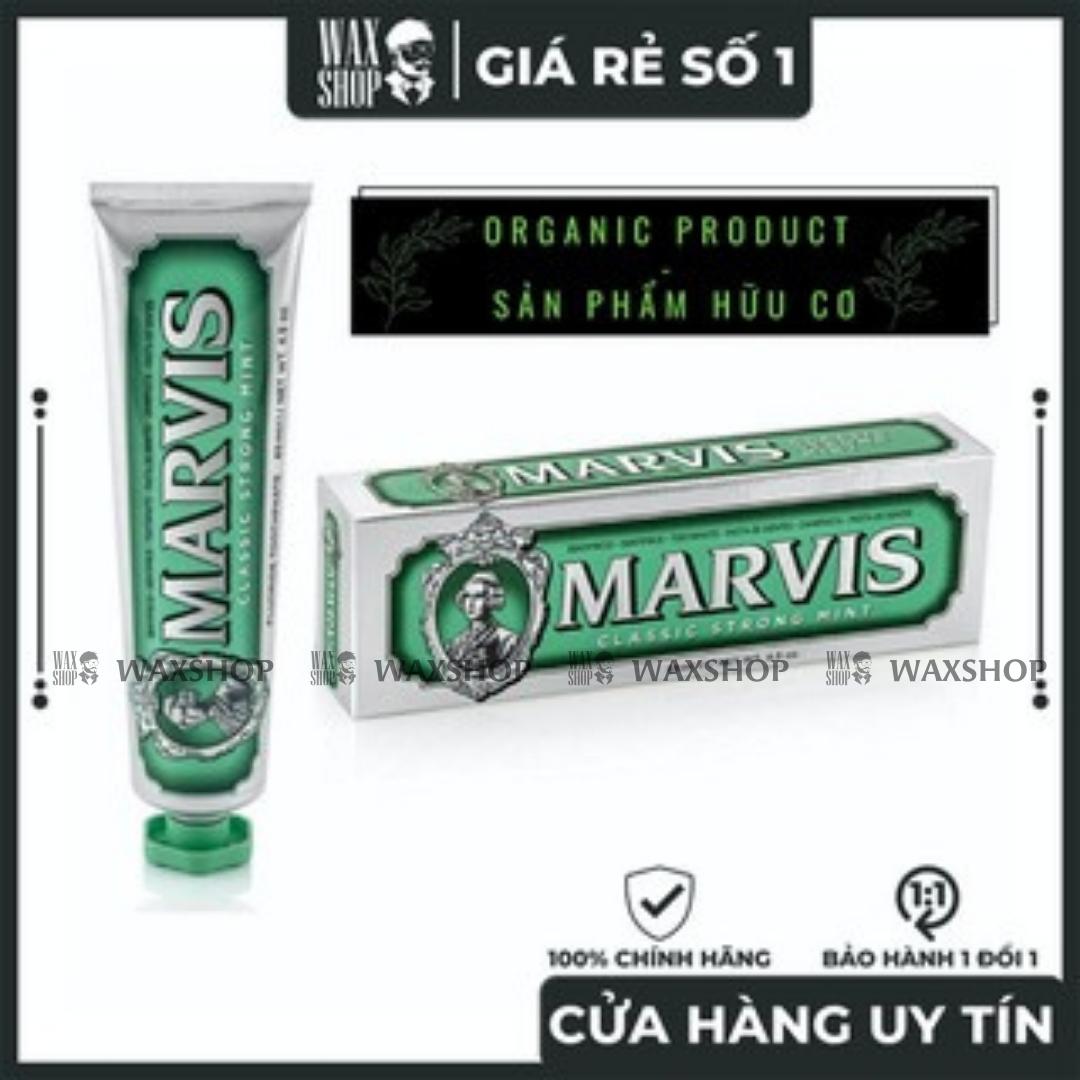 Kem Đánh Răng Classic Strong Mint - Marvis (Italia)  [NỘI ĐỊA Ý]  Giúp Làm Trắng Răng, Đánh Bật Mảng Bám.