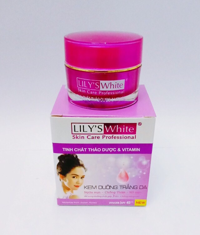 Kem Dưỡng Trắng da - ngừa mụn - chống thâm - mờ sẹo Lilys White