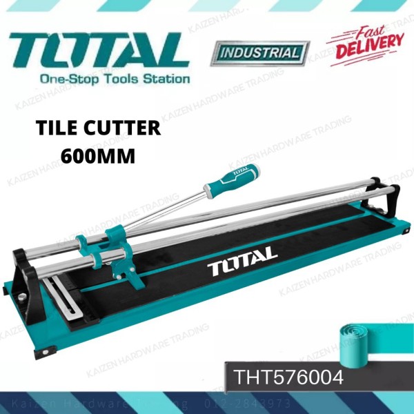 [Chính hãng] Bàn cắt gạch đẩy tay Total THT576004 600 mm Độ dày cắt tối đa 12 mm Kèm theo 2 lưỡi hợp kim
