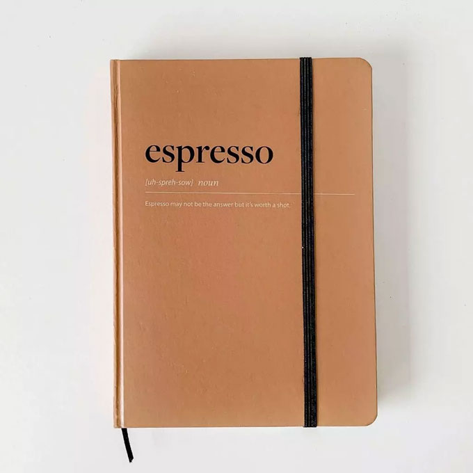 Quà Valentine -  Sổ tay Crabit ruột chấm Dot grid - Espresso