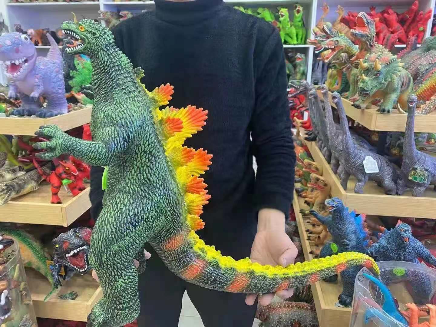 Mô Hình đồ chơi khủng long godzilla bằng cao su mềm