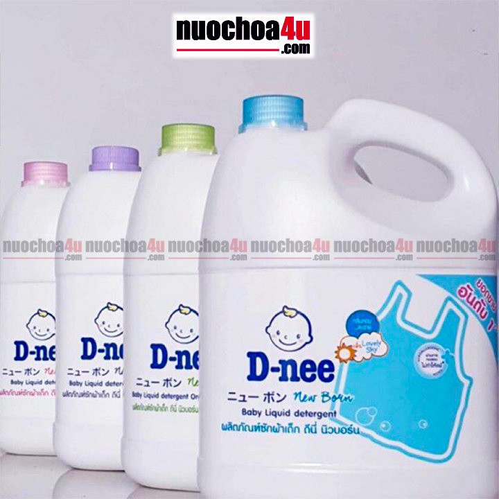 NƯỚC GIẶT XẢ D-NEE - Baby Liquid Detergent 3000ml