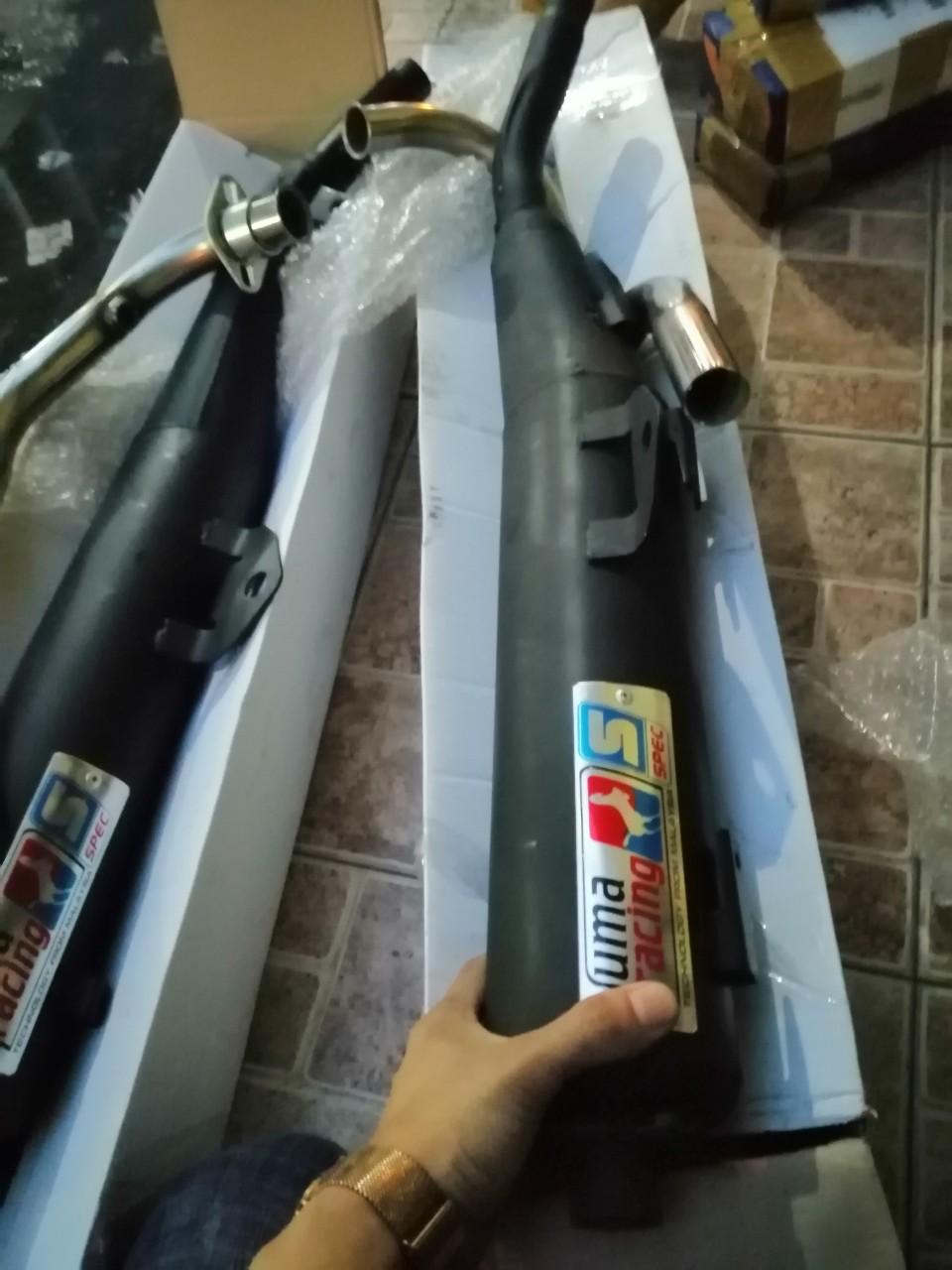 Pô uma exciter 150 có âm thanh móc nổ ấm (pô móc sản xuất sài gòn)