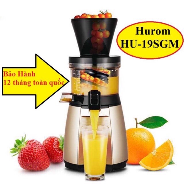 [ Sẵn Hàng ] Máy ép chậm trái cây Hurom HU - 19SGM ( Giữ Nguyên Vị Trái Cây )