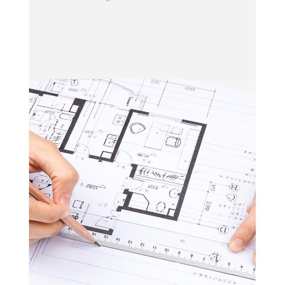 Thước Kẻ Deli Trong Suốt - 20/30Cm - 1 Chiếc - E6220/ E6230