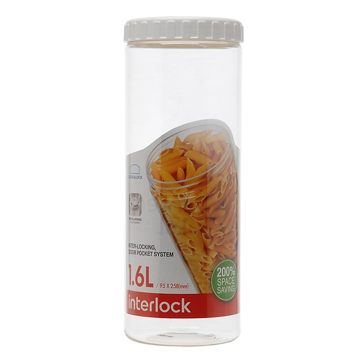 Hộp Bảo Quản Interlock Lock&Lock - INL303W - 1.6L
