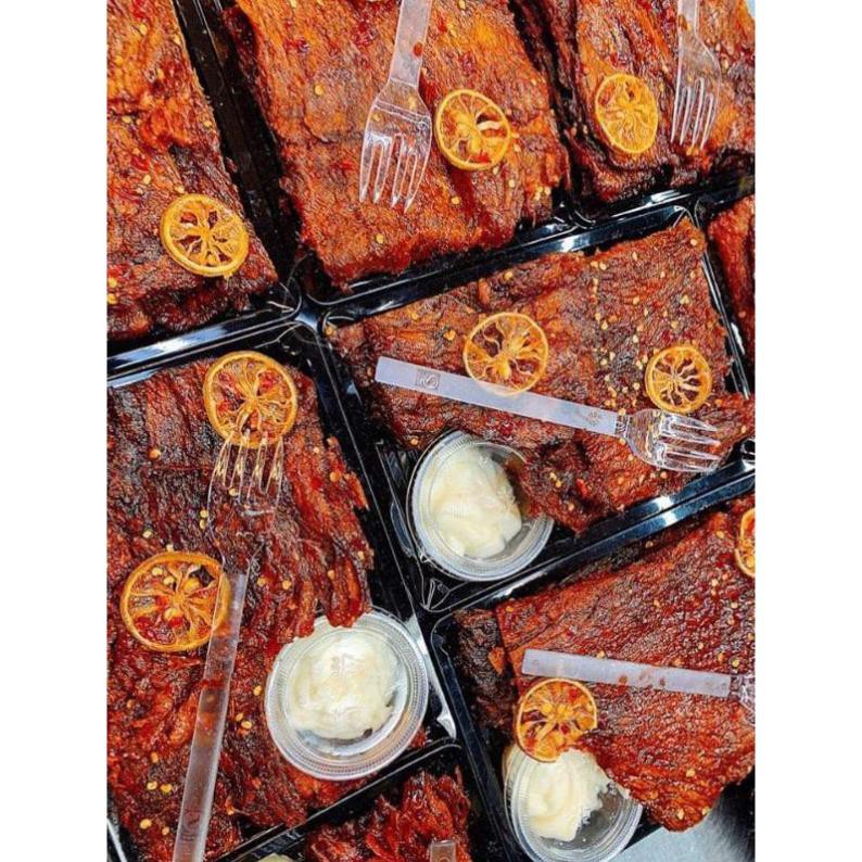 Khô bò miếng mềm sốt chanh siêu ngon 250gr [GIÁ RẺ]