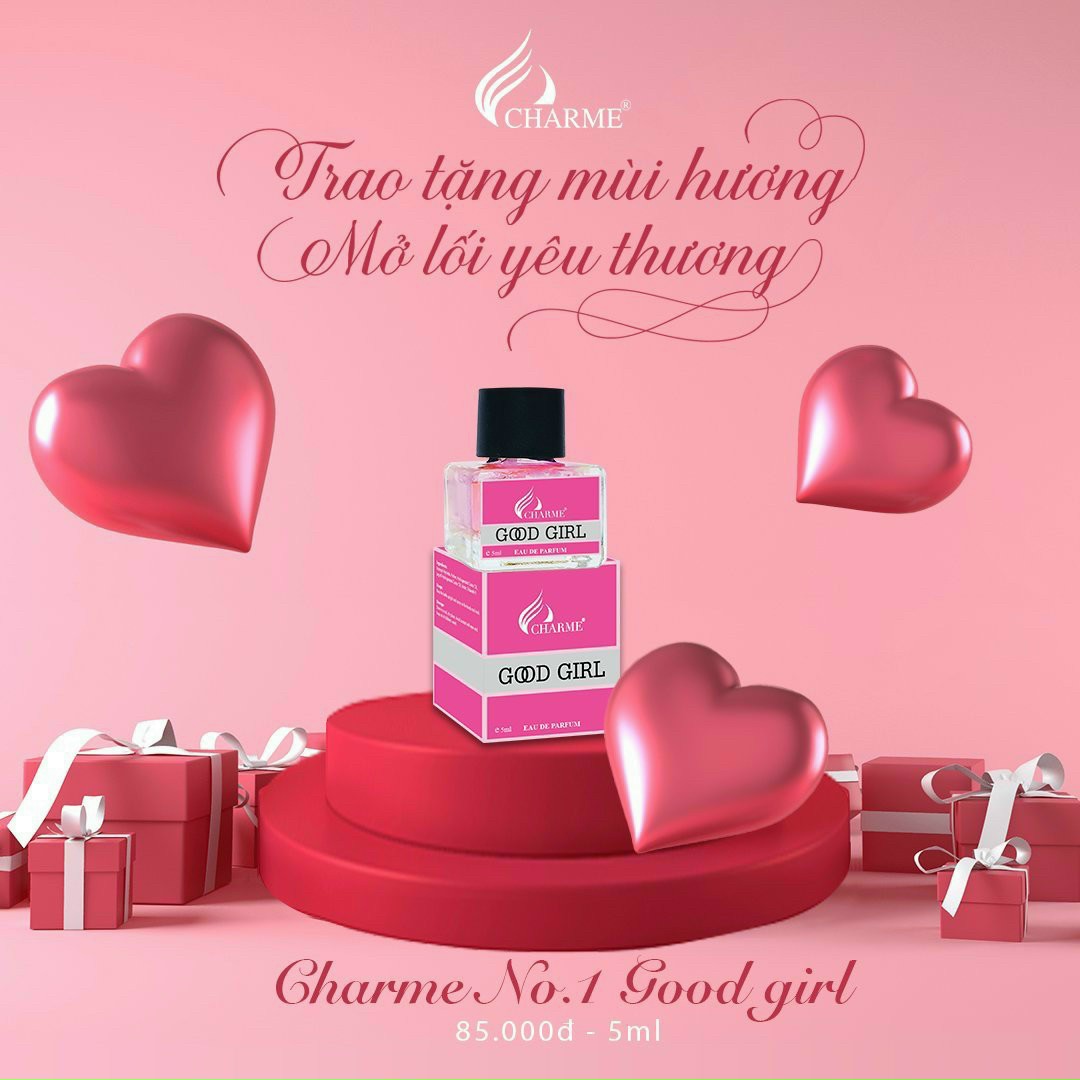 Nước Hoa Good Girl Chamee mini Chính Hãng 5ml Ngọt Ngào , Quyến Rũ