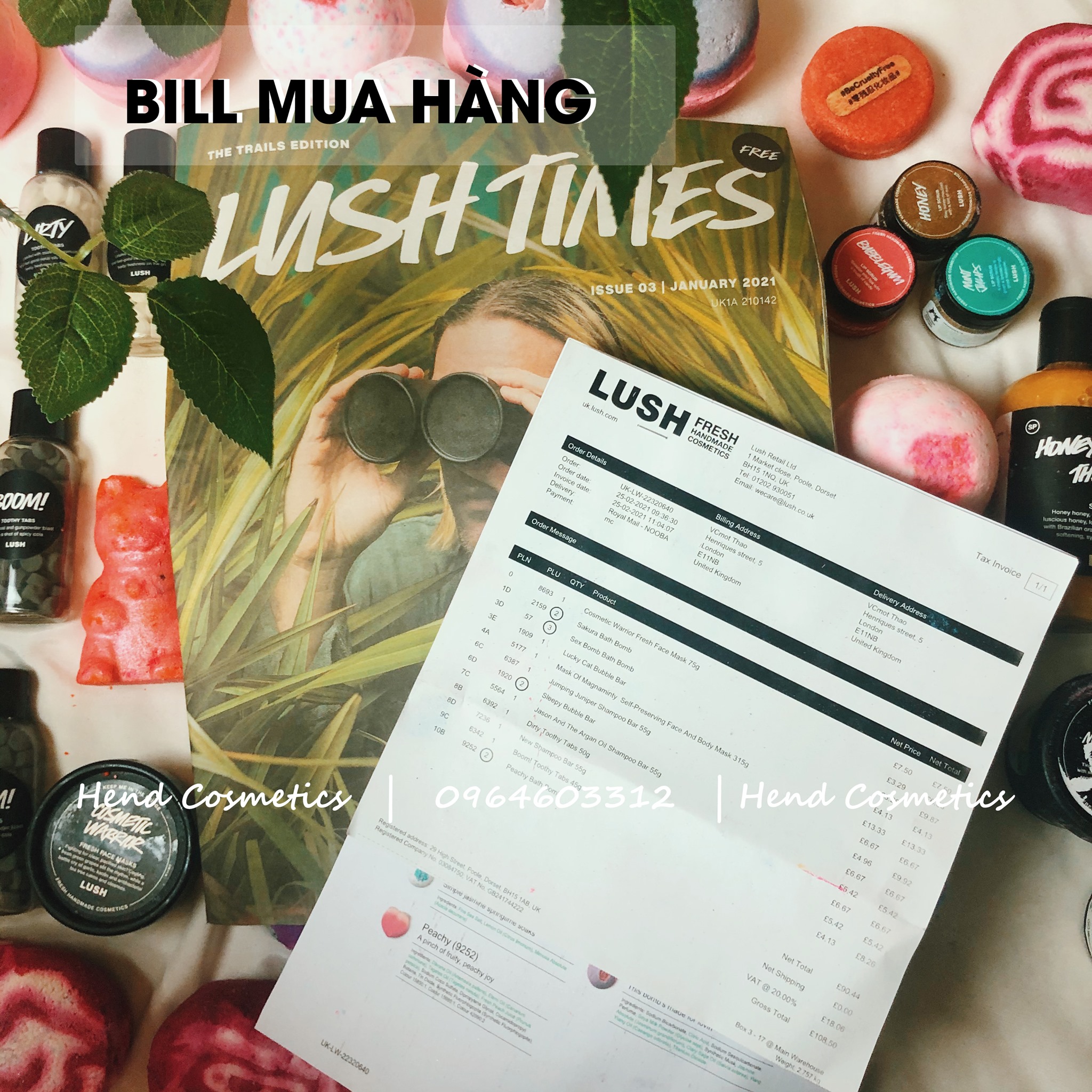 Bánh tạo bọt tắm Lush - Lush bubble bar