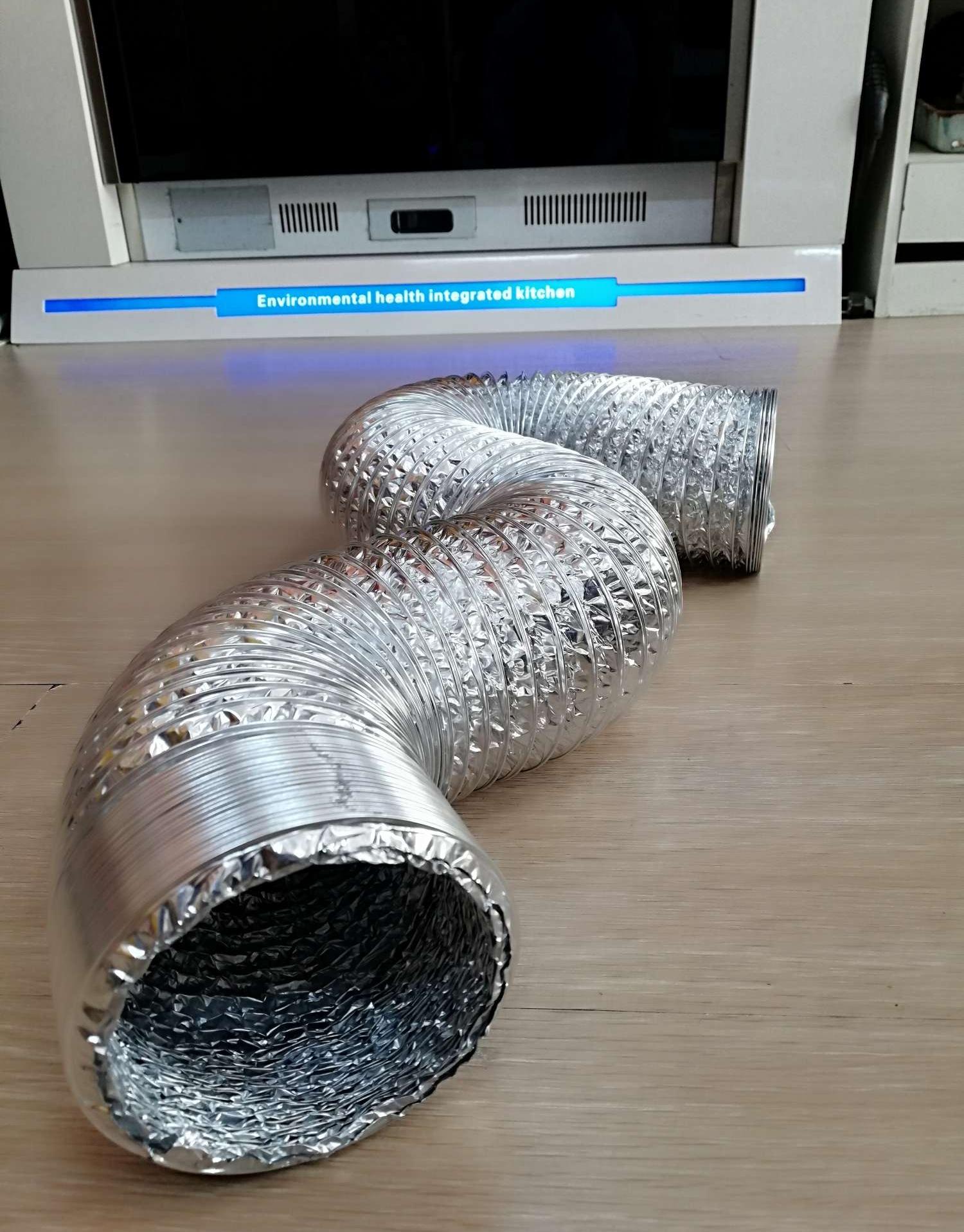 [HCM]Ống bạc máy hút mùi D100mm x 10m