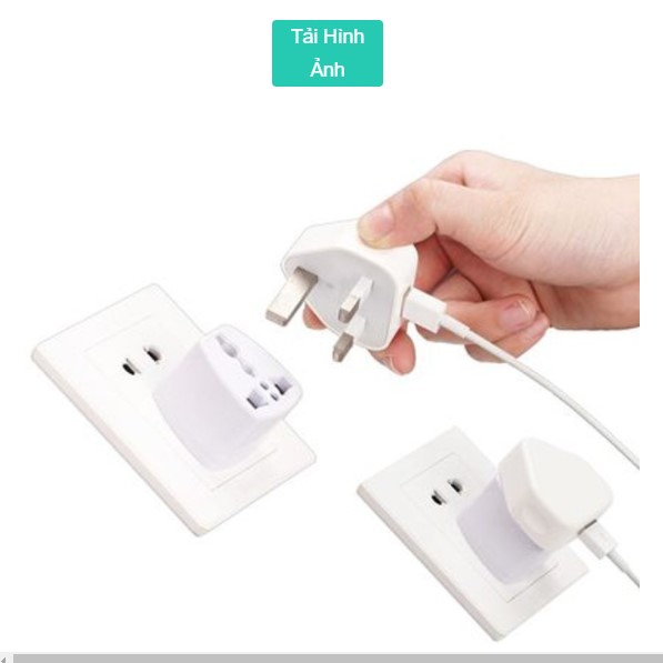 Phích Cắm 3 Chấu Sang 2 Chấu