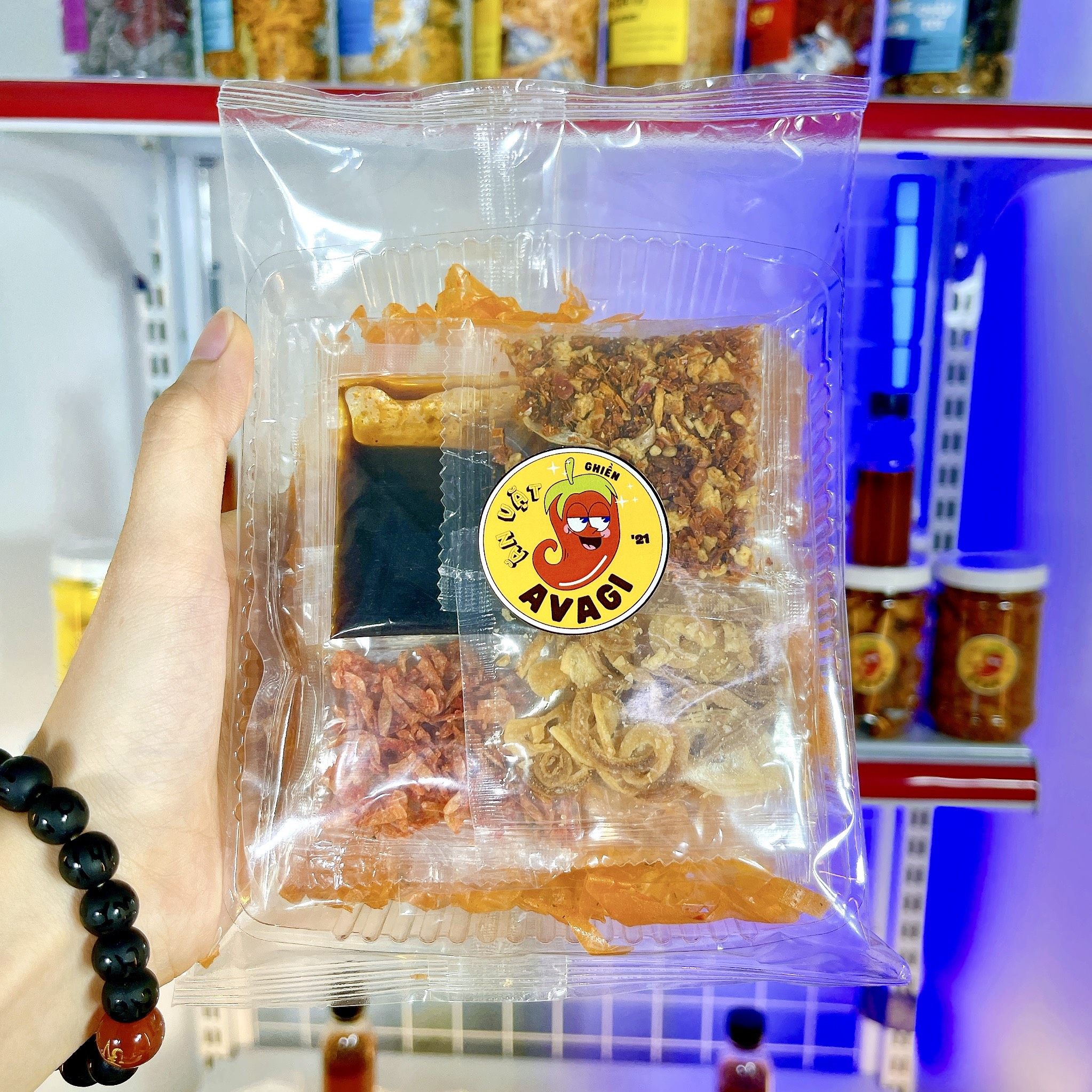 (SIÊU TOPPING 9 MÓN) BÁNH TRÁNG TRỘN TỰ TRỘN AVAGI - [ ĐỒ ĂN VẶT SNACK]