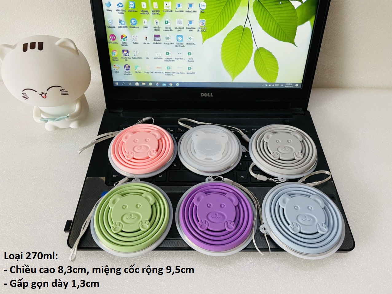 Cốc Silicon Gấp Gọn Chịu Nhiệt Độ Cao