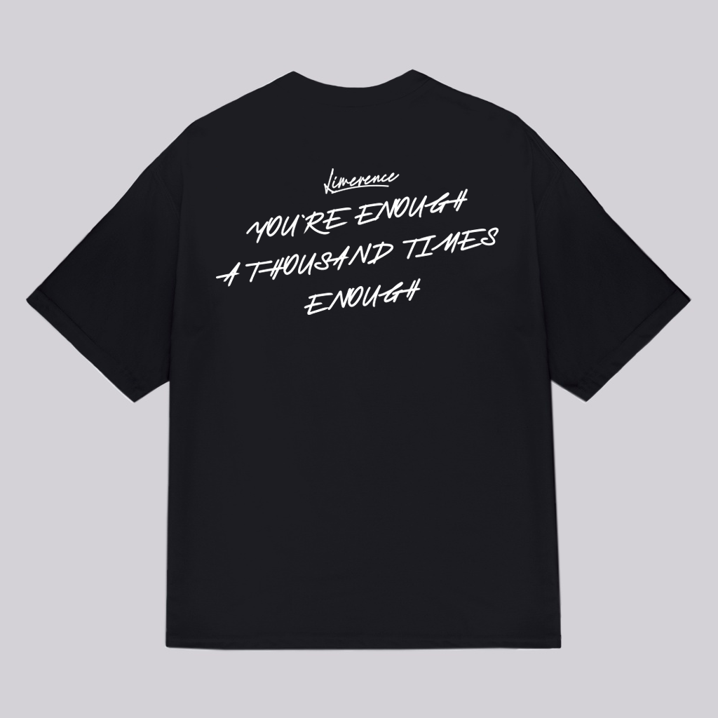 Áo thun form rộng LIMERENCE - Basic Tee Deep love cotton cao cấp co giãn, dày dặn Local Brand