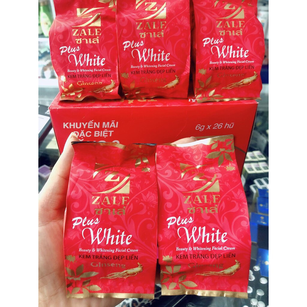 [HCM]Kem zale đỏ mẫu mới chuẩn Thái Lan trắng đẹp lố 12 hộp