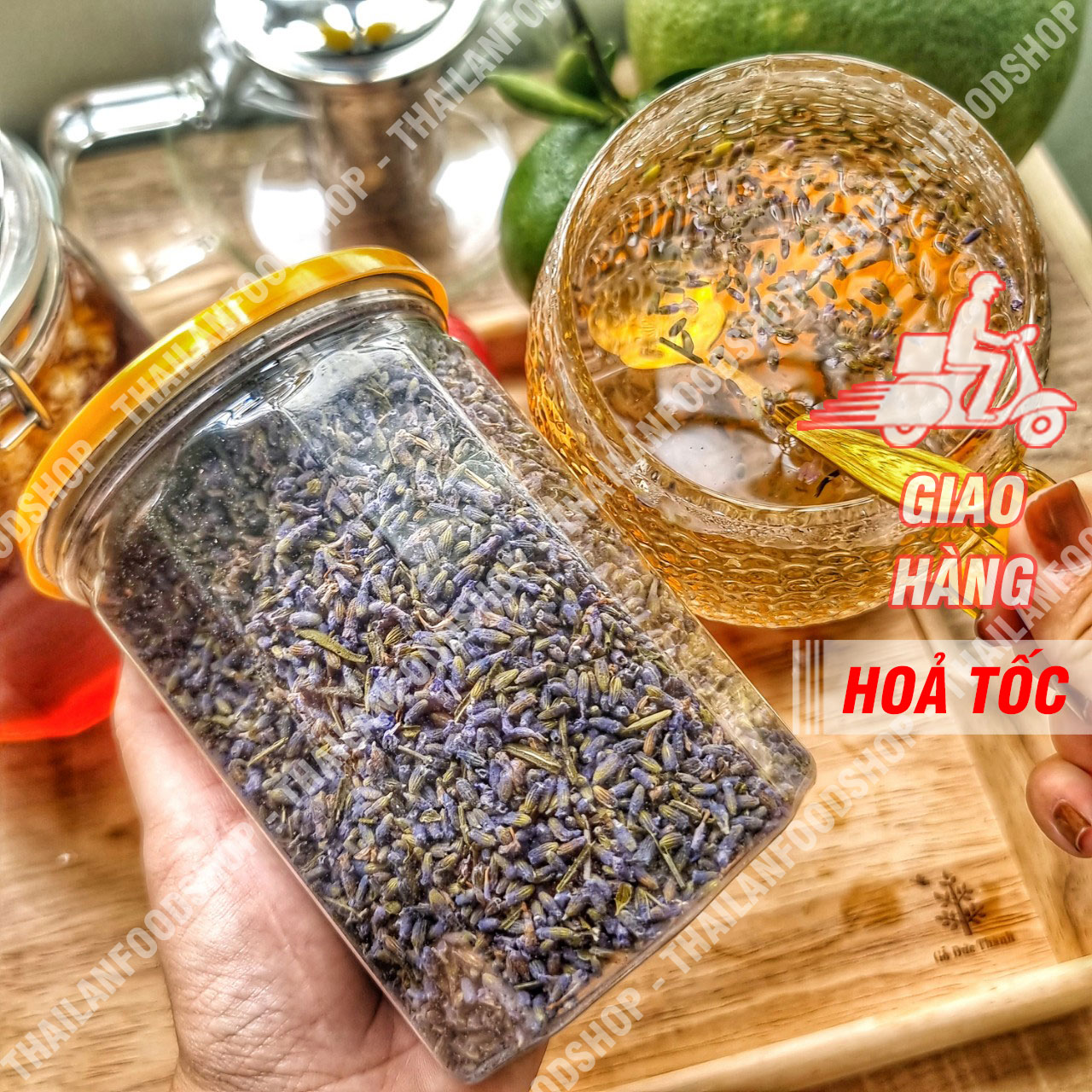 Trà Hoa Oải Hương (Lavender) Lon 150Gram