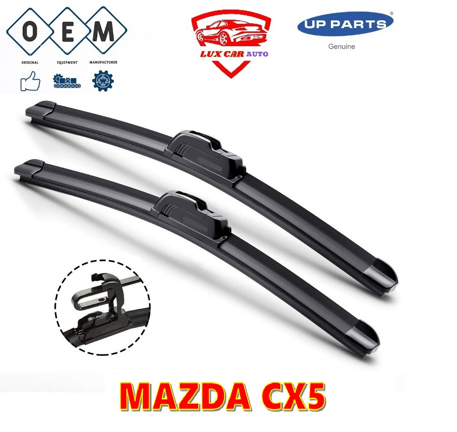 Cần gạt mưa ô tô MAZDA CX5 (24+18) không xương Silicone hãng BOSCH