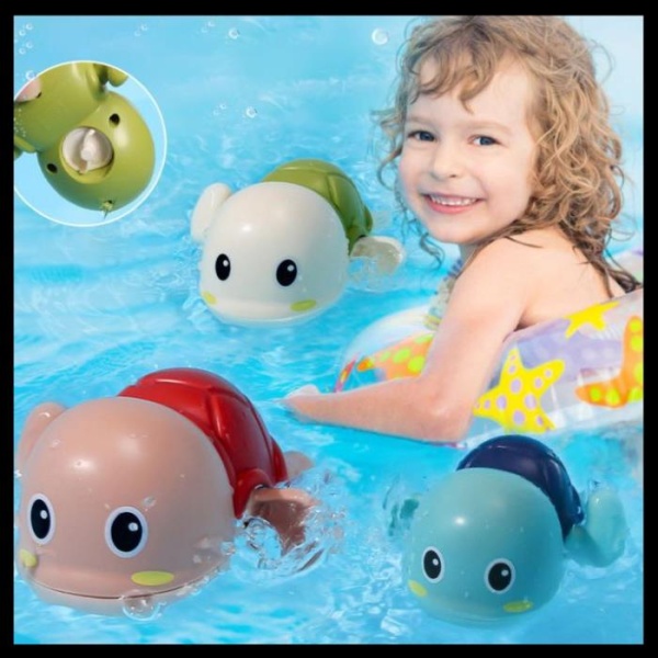 Đồ chơi nhà tắm Rùa bơi vịt bơi cá heo bơi cho bé trong nhà tắm vặn cót đáng yêu đồ chơi cho bé dưới nước đồ chơi trẻ em bơi trong nước nhà tắm