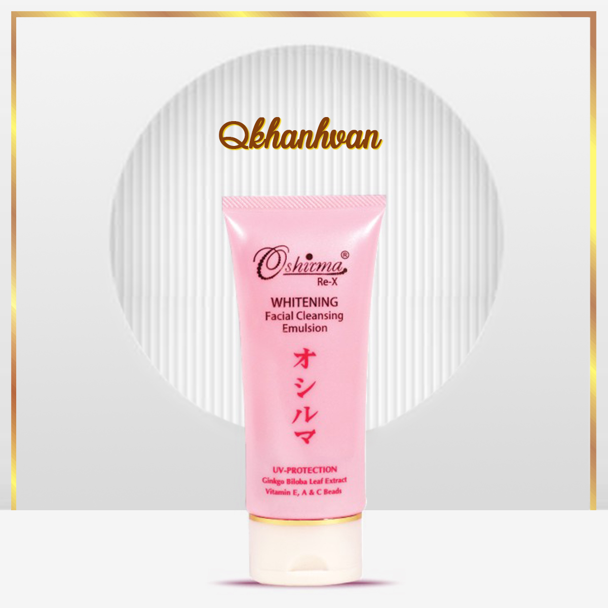 Sữa Rửa Mặt cao cấp dạng gel Oshirma 60ML