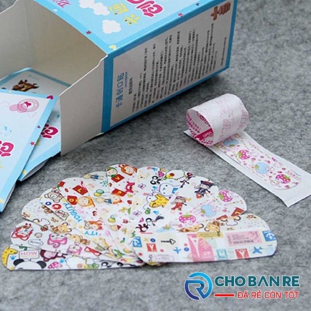 [HCM]Băng cá nhân cho bé 120 miếng