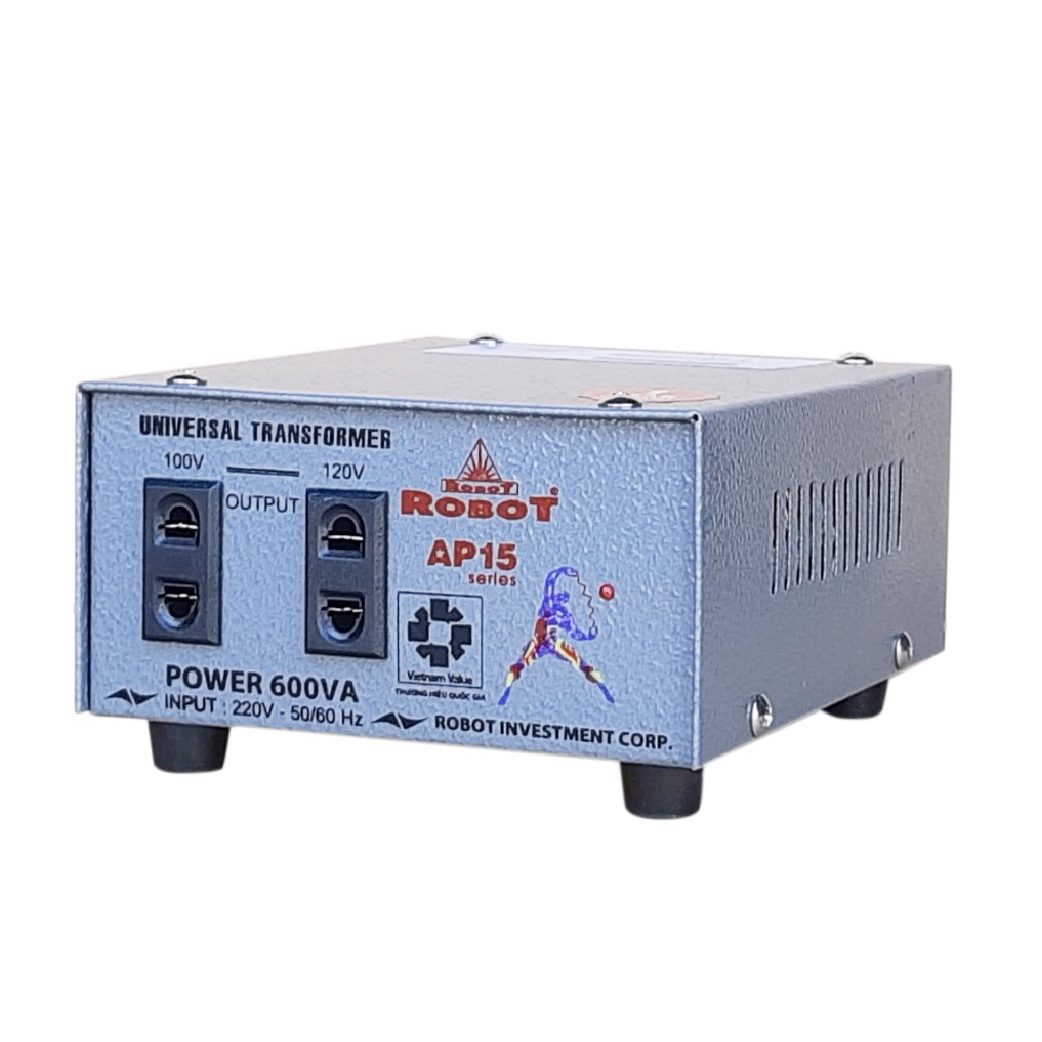Biến thế đổi điện 1 pha ROBOT (dây nhôm) - Hàng chính hãng