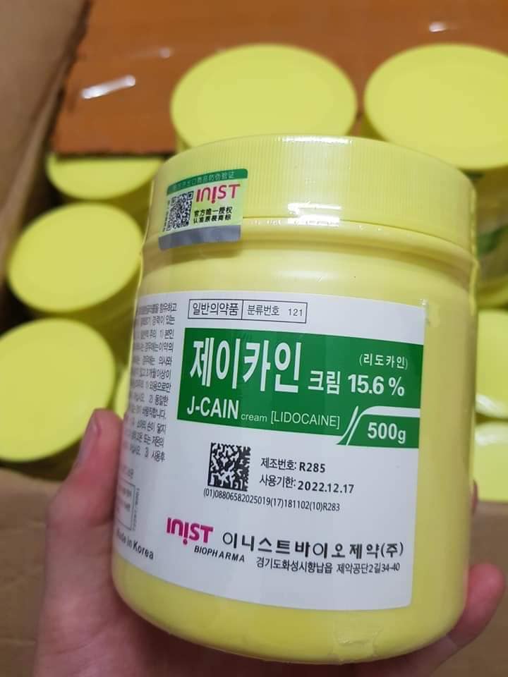 Kem ủ tê hàn quốc J-Cain 500g