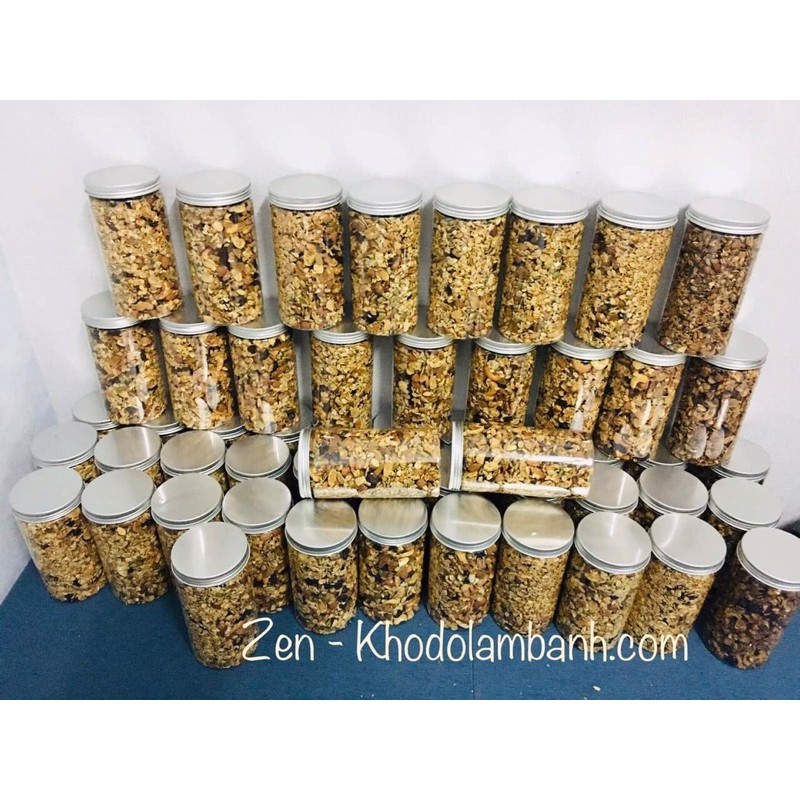 Set nguyên liệu Granola siêu hạt 500g