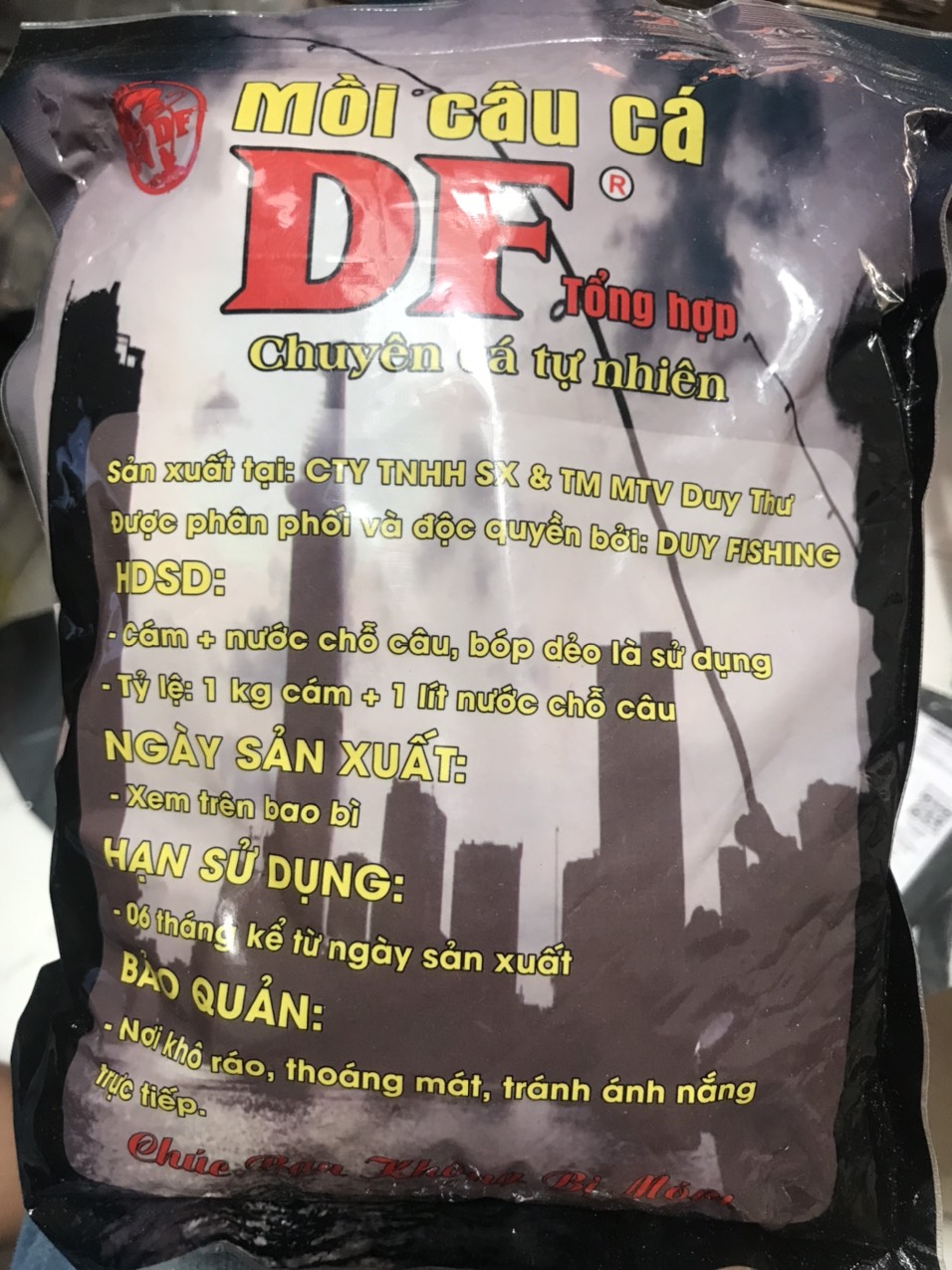Mồi câu cá DF - Cám câu cá DF