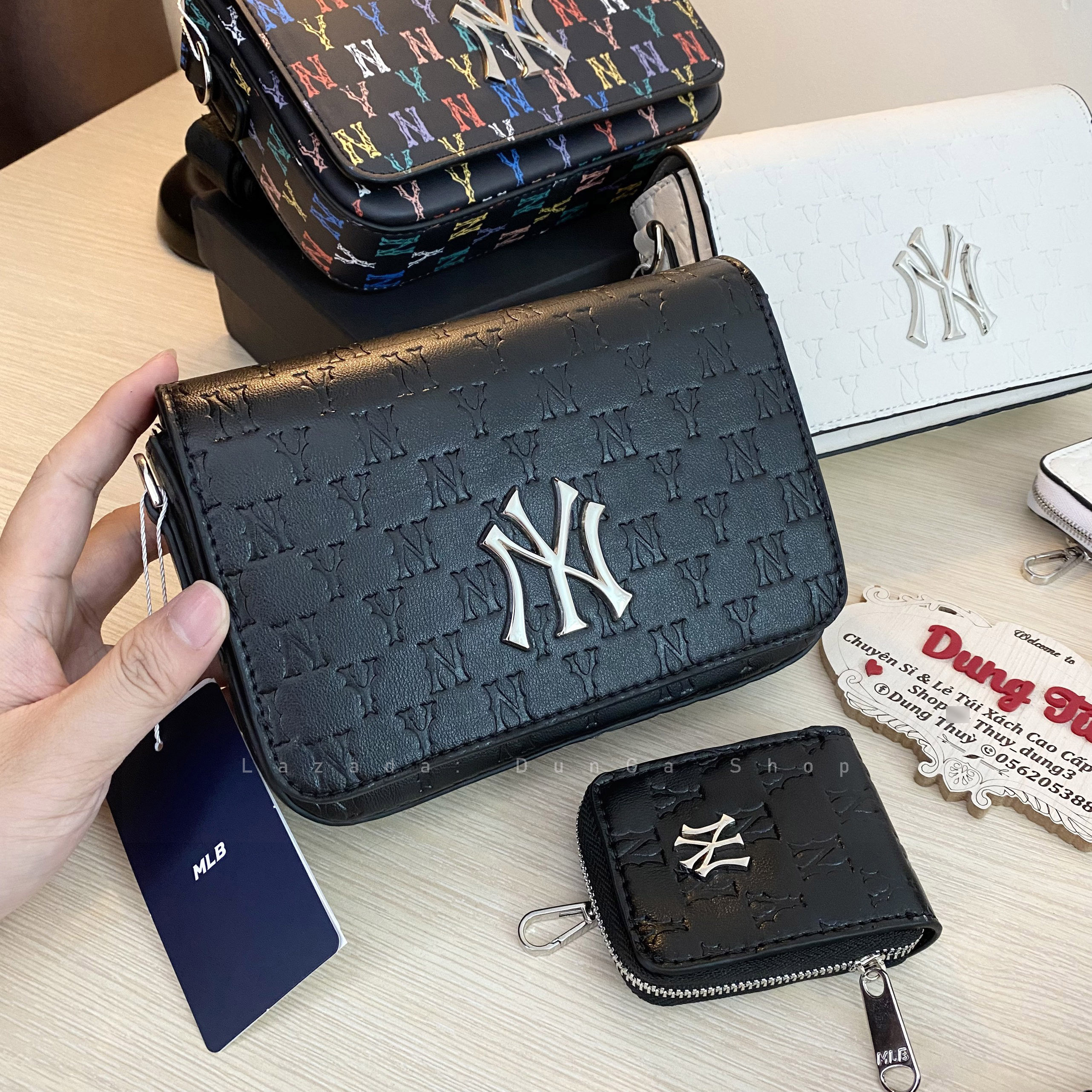 [Chuẩn hãng] Túi da Monogram dập vân chìm đeo chéo fullbox size 18 đủ màu
