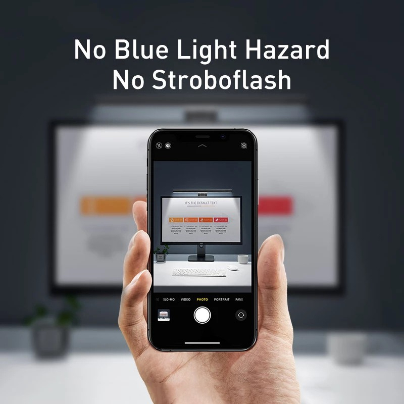 Đèn treo màn hình bảo vệ mắt Baseus i-Work Series (3 Light Mode, Anti Bluelight, USB Asymmetric light source, Stepless Dimming Screen Hanging Light, Youth Model)