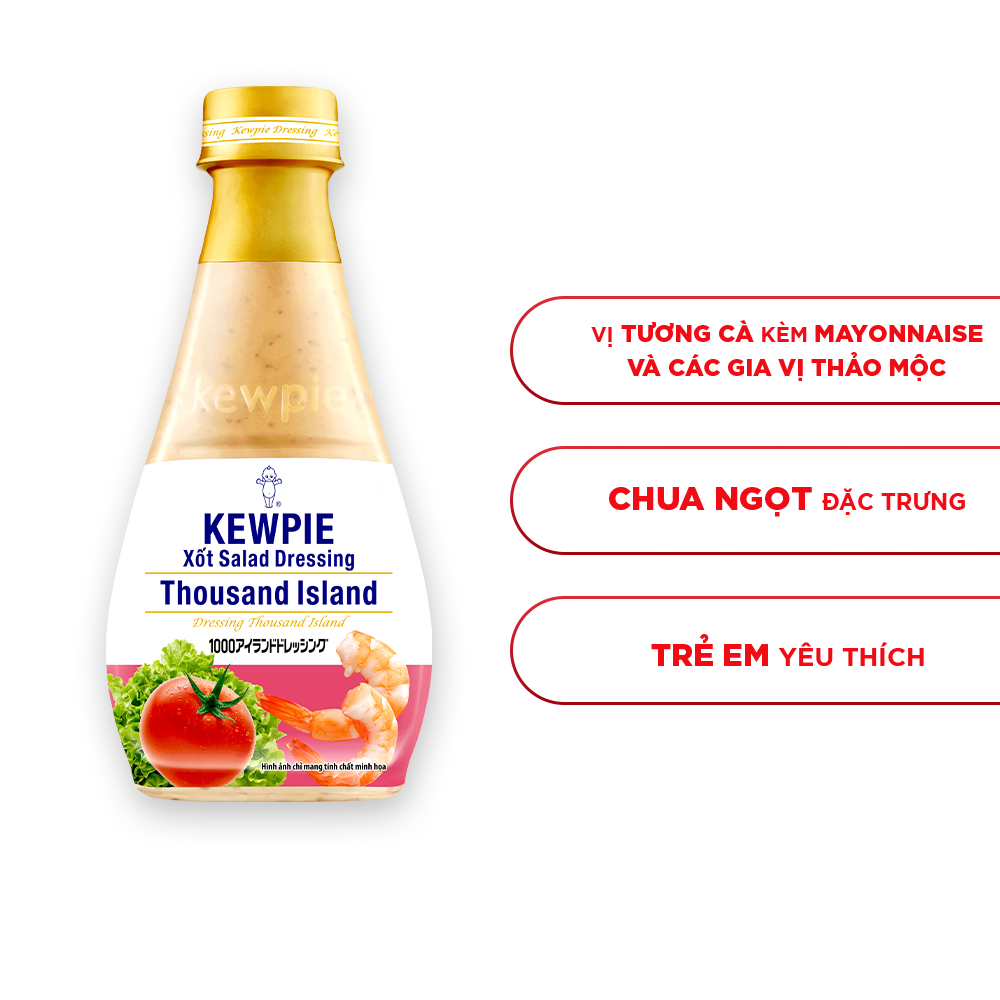 Xốt Salad Dressing Thousand Island Kewpie 210ml