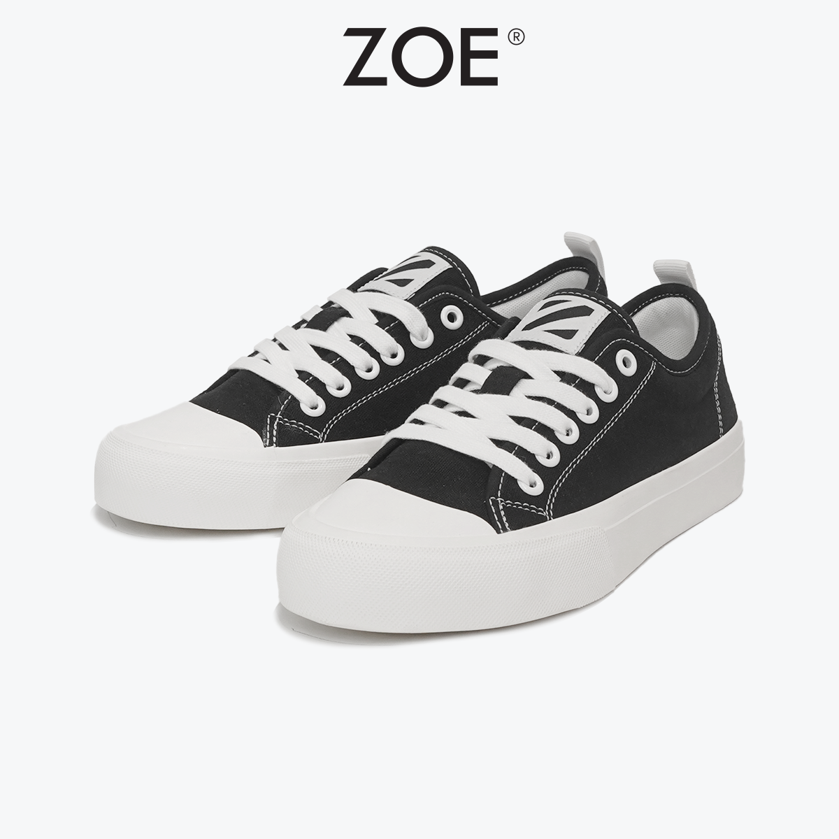 Giày Thể Thao Đen Lowtop Zoe (Giày Sneaker Đen - LT001) |  Zoe Official