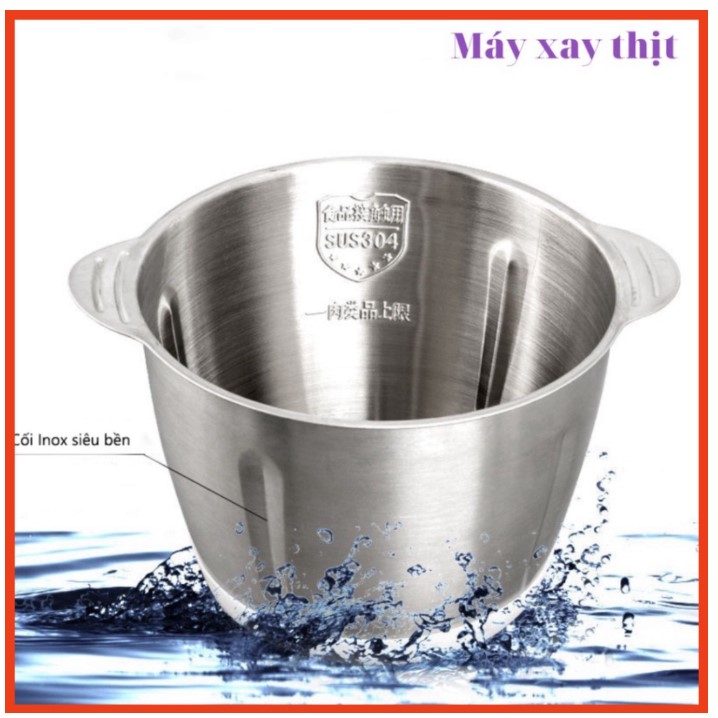 MÁY XAY THỊT ĐA NĂNG INOX 4 LƯỠI SIÊU BỀN