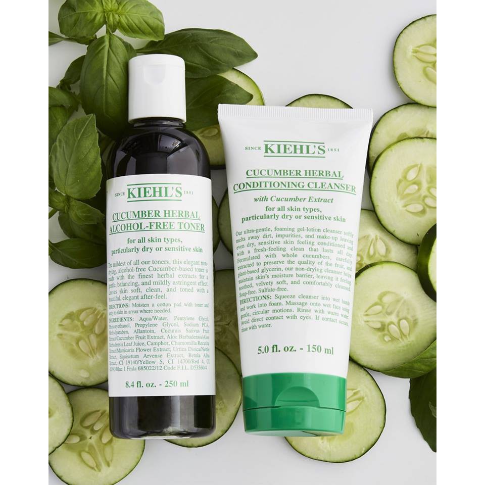 [BILL US] Bộ sản phẩm Kiehl's Cucumber Herbal
