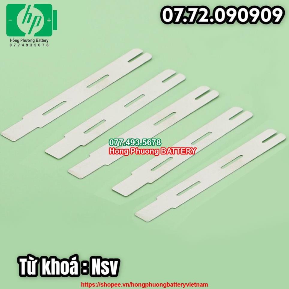 Nsv 5 Miếng Kẽm hàn cell loại 3 hàng [ HP Battery ]