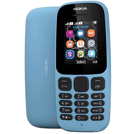 Điện Thoại Nokia 105 (2017) 1 Sim  pin sạc mới(máy mới 90%)