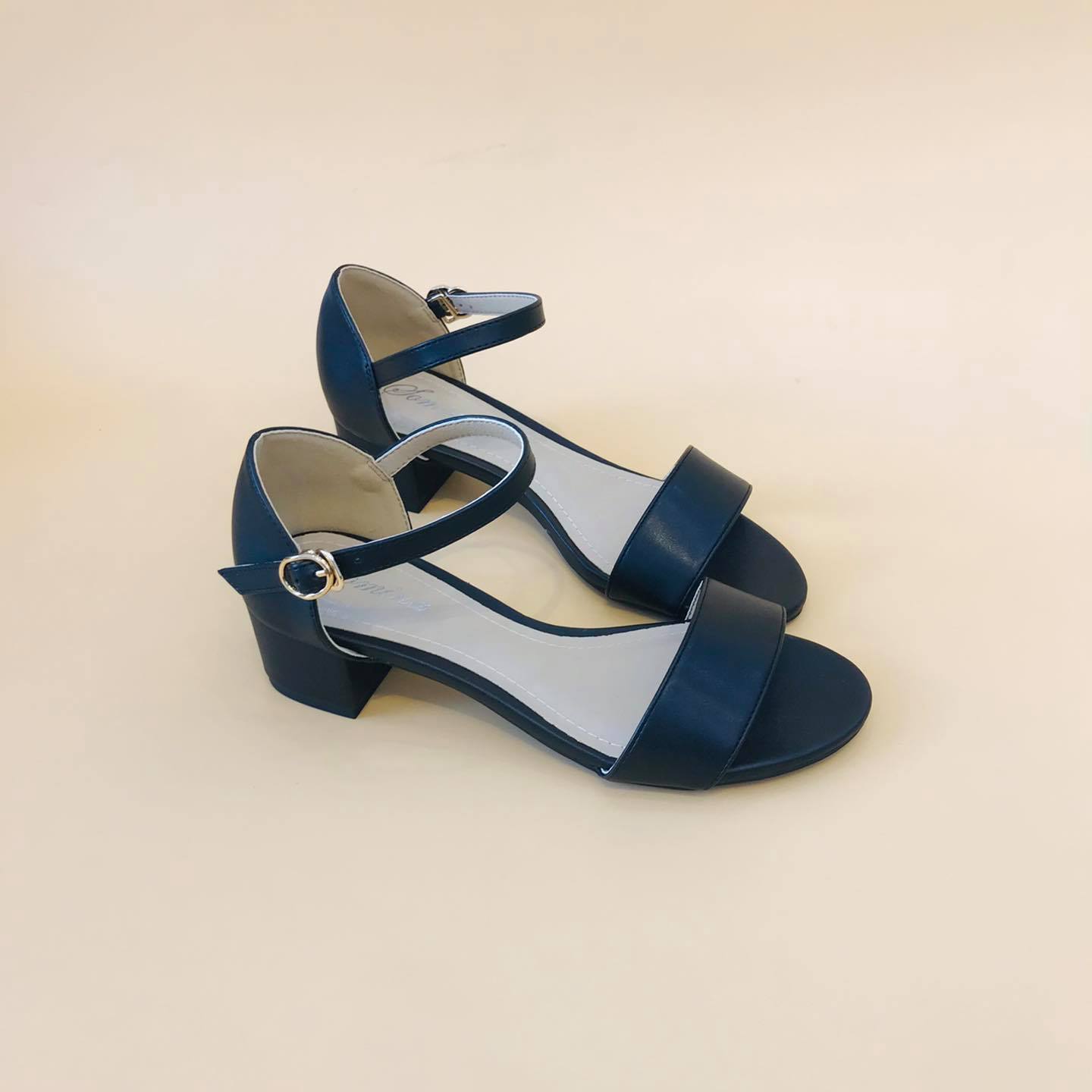 [HCM]Sandal quai ngang gót trụ 3cm MT488