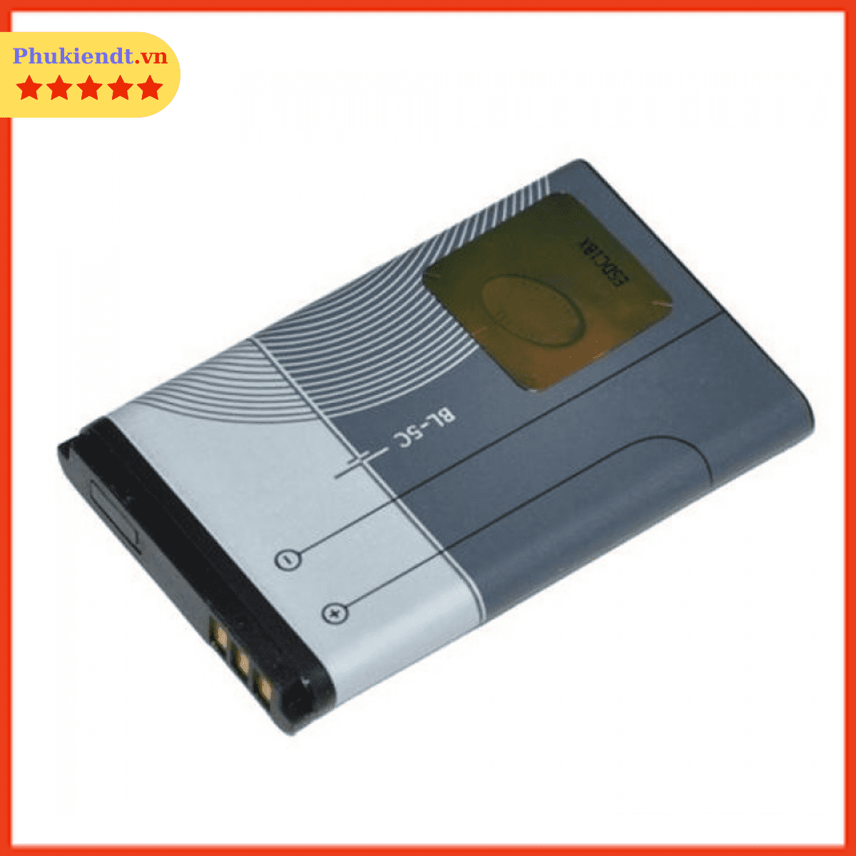 Pin Nokia 4c, 5c Xịn dùng máy 1280 105 106 6300 1200 1202