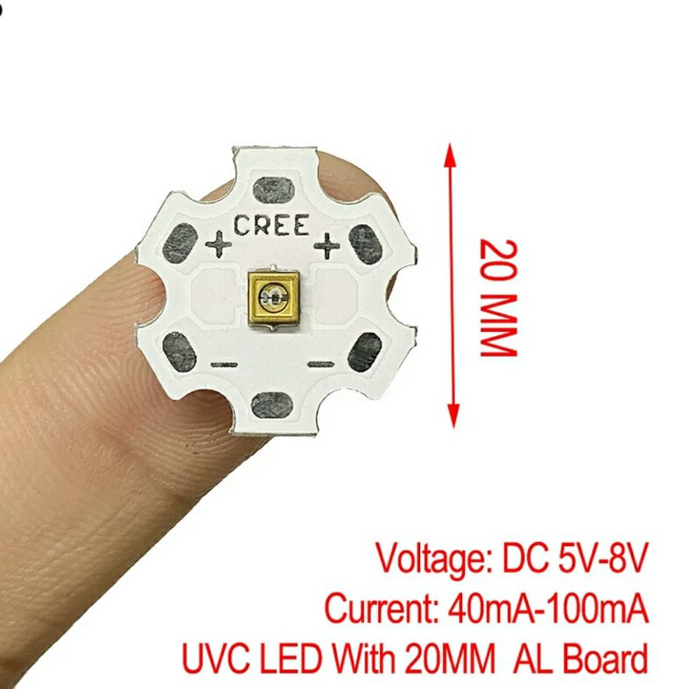 Led uvc  275-285nmvà module nguồn