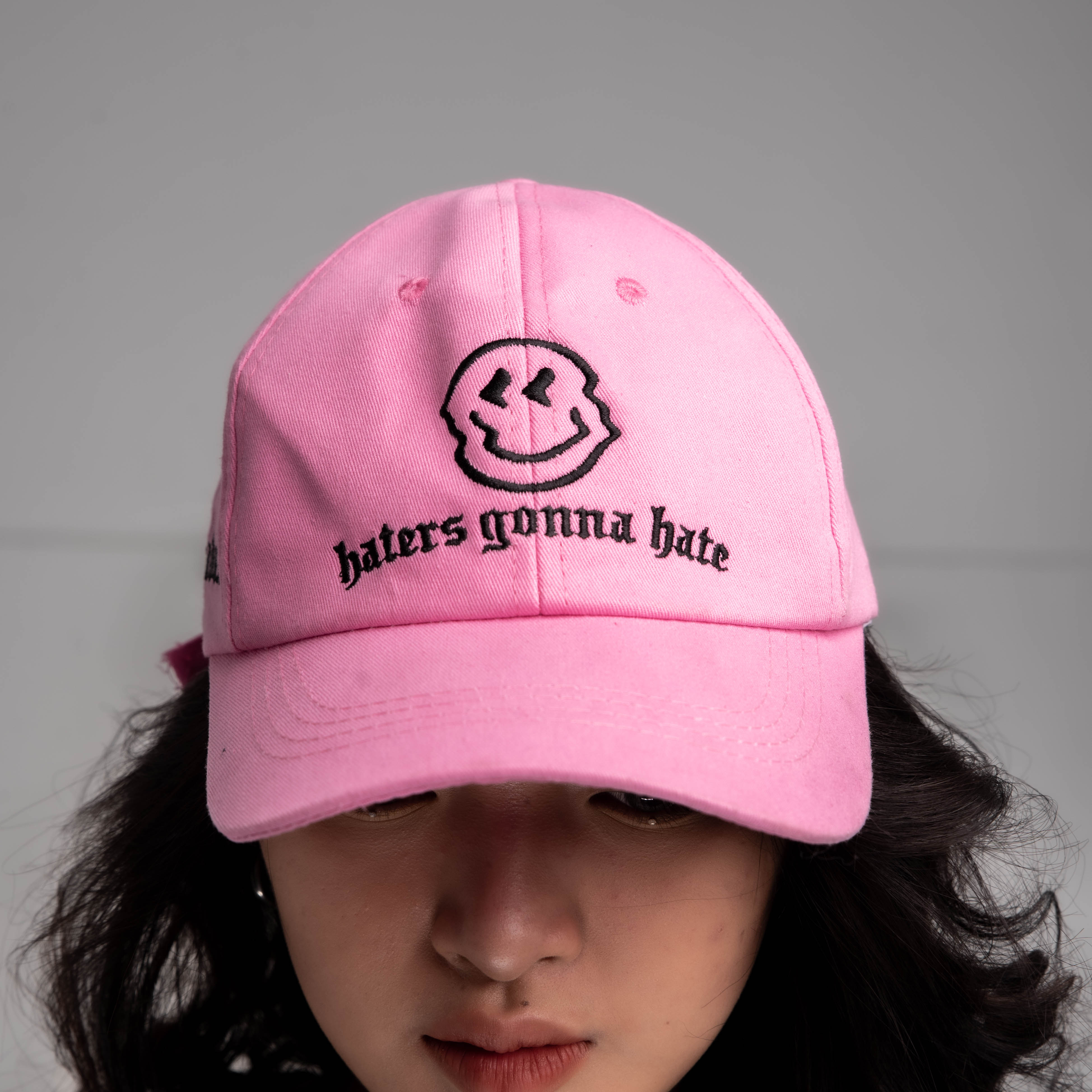 PARADOX Nón kết HATERS CAP  - BLACK WORDING