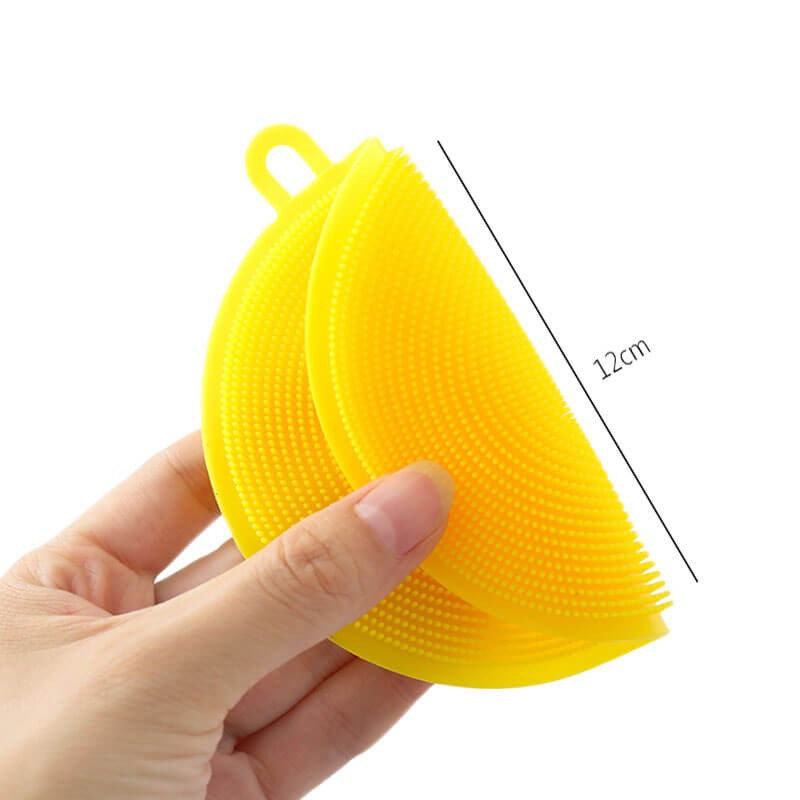 Miếng Rửa Chén Silicon Dày Miếng Rửa Bát Đa Năng Tiện Dụng