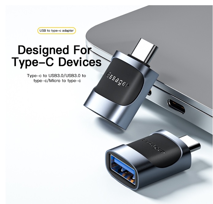 Đầu chuyển đổi Essager USB C sang Type A chuyên dụng