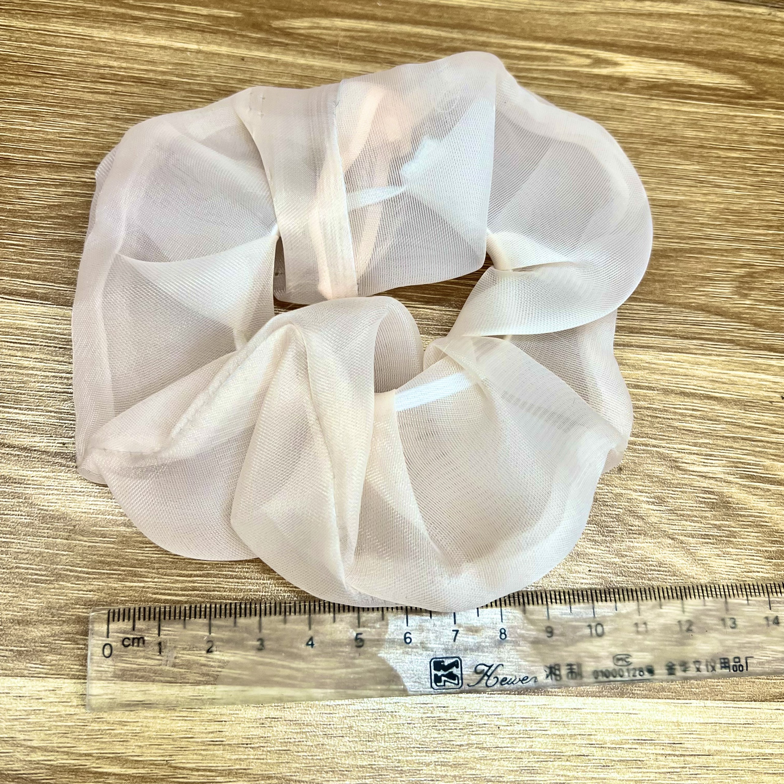 Dây buộc tóc vải bồng bềnh, scrunchies voan lưới tiểu thư - Y018