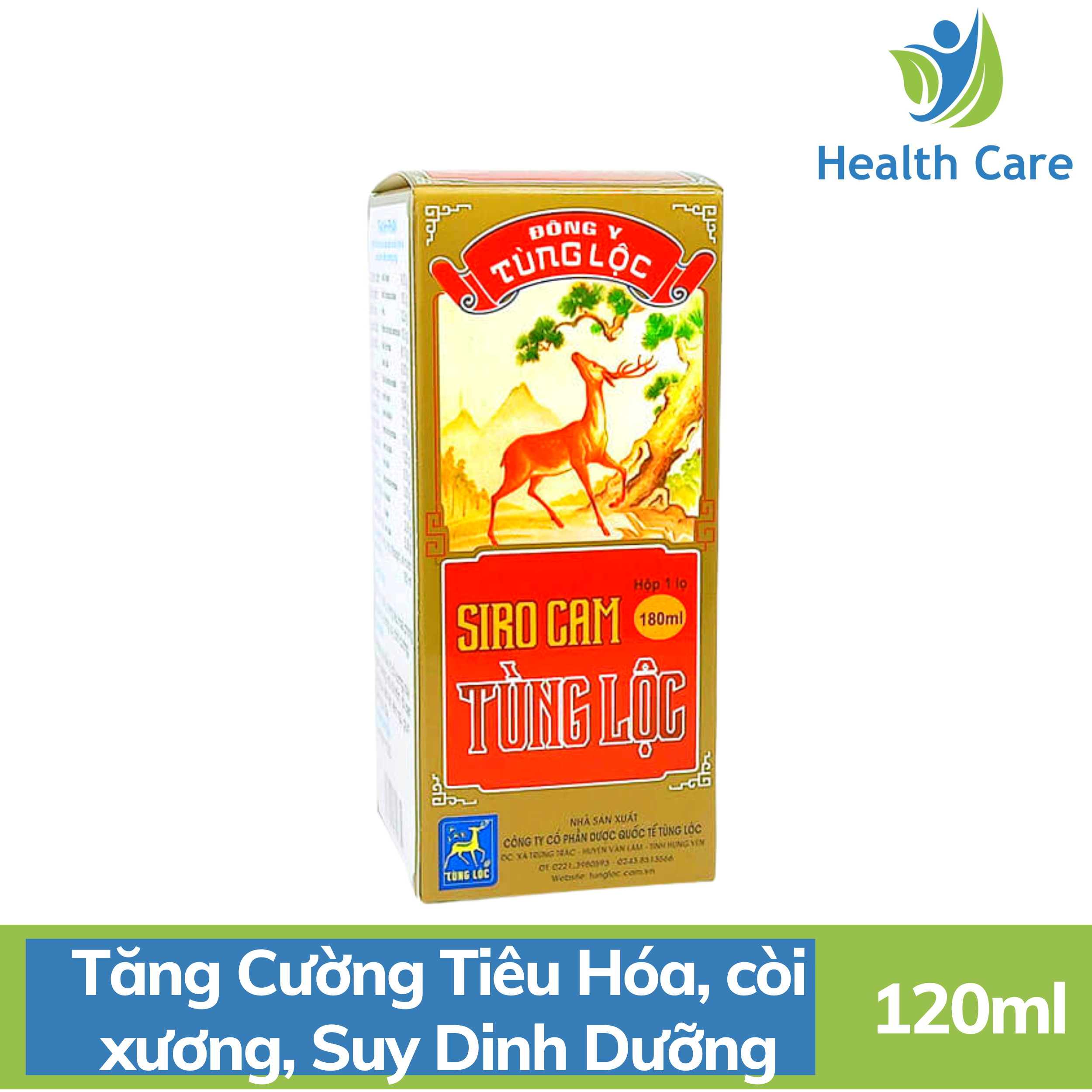 Siro cam tùng lộc giúp trẻ ăn ngon - chai 120ml