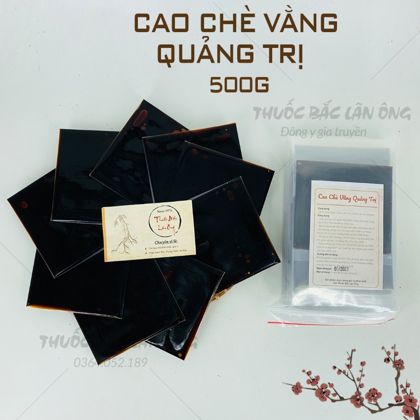 Cao chè vằng lợi sữa 500g
