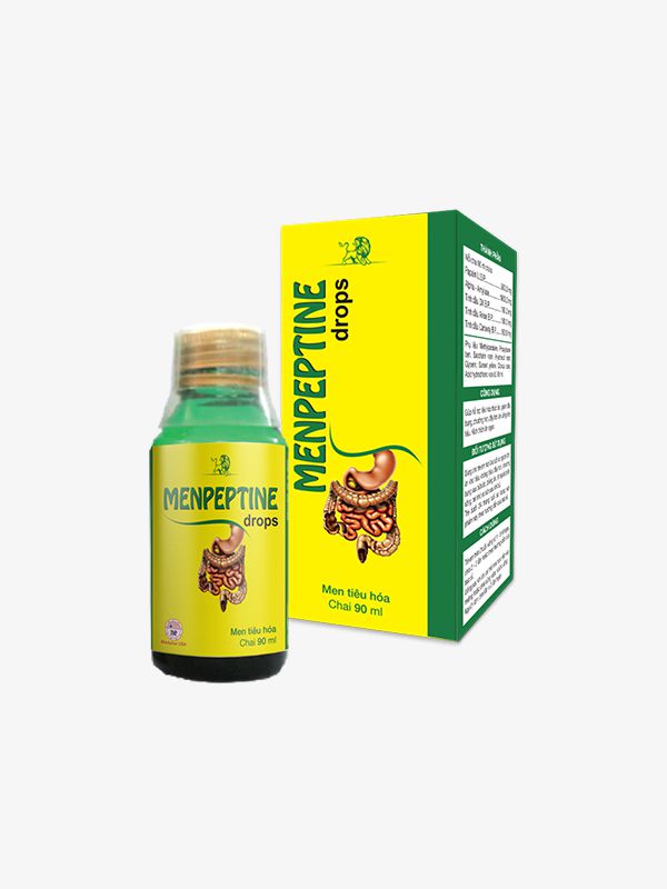 Men tiêu hóa Menpeptine - Hỗ trợ giảm rối loạn tiêu hóa, đầy hơi, khó tiêu, giúp hấp thu tốt