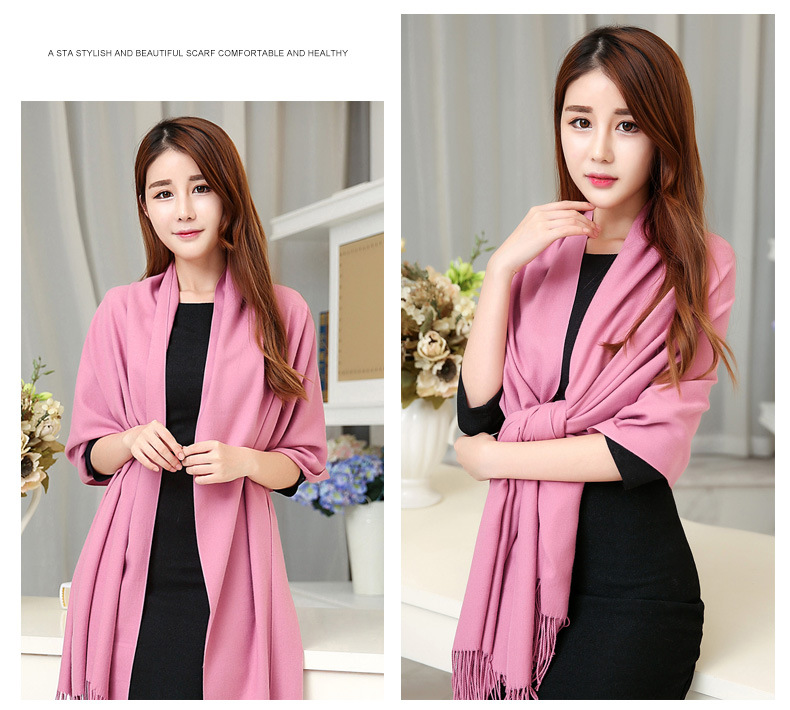 Khăn cashmere len dạ dài mềm mại dễ thương THY THY STORE