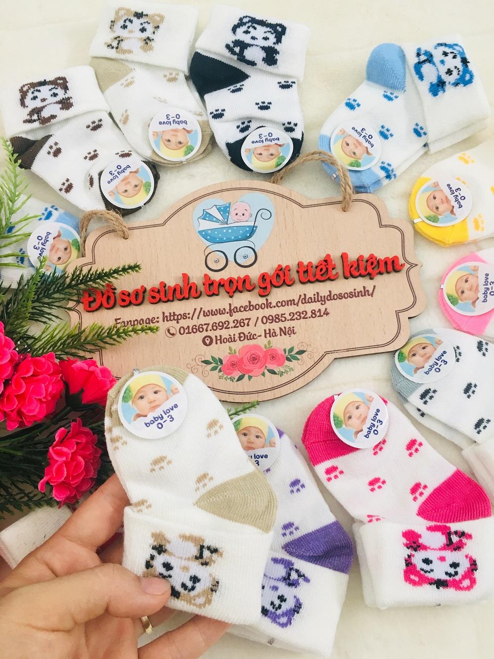 SET 2 ĐÔI TẤT CỔ CAO CHO BÉ SƠ SINH